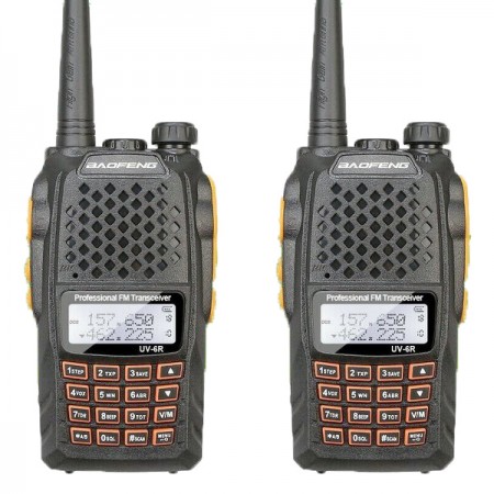 2 Броя Двубандова Радиостанция Baofeng UV-6R 2 Броя Двубандова Радиостанция Baofeng UV-6R