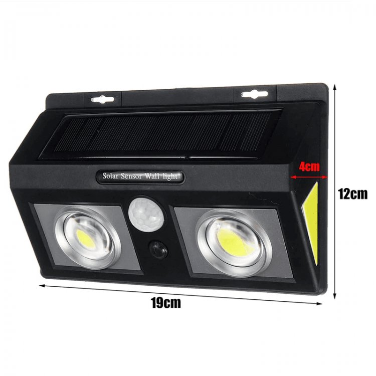 2 БРОЯ LED соларен прожектор със сензор Air Light