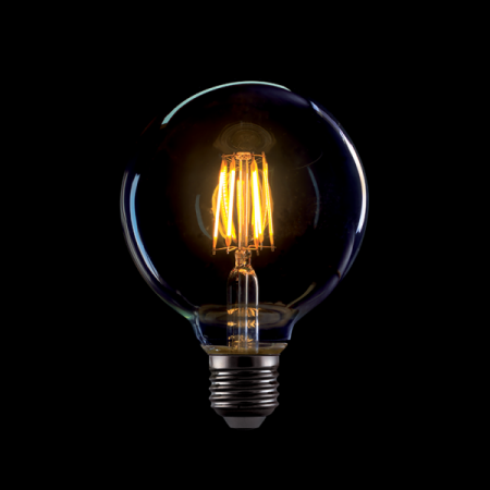 4 БРОЯ LED ВИНТИДЖ ЛАМПА ДИМИРУЕМА G95-8W E27 2800-3200K