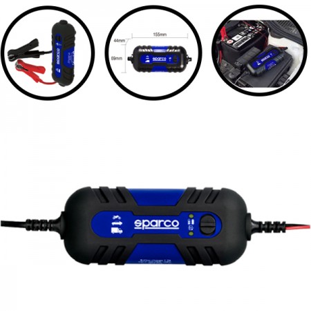 Зарядно за акумулатори 6V 12V от 3Ah до 120Ah SPARCO