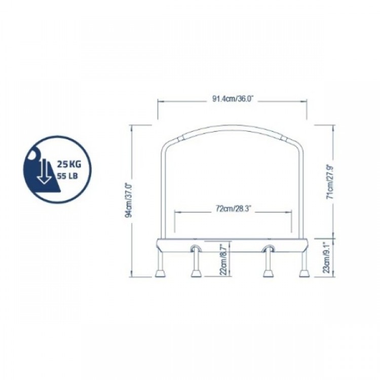 Батут BESTWAY WonderJump 59100, Ø 91 x 96 см Батут BESTWAY WonderJump 59100, Ø 91 x 96 см