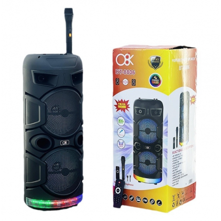 Безжична тонколона BT-8806, 2х8inch говорители