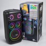 Караоке тонколона BTS-2509 с говорител 8", 2 безжични микрофона, RGB светлини и LCD дисплей Караоке тонколона BTS-2509 с говорител 8", 2 безжични микрофона, RGB светлини и LCD дисплей