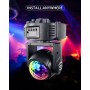 Двустранен диско прожектор Moving Head mini с 4 диода Двустранен диско прожектор Moving Head mini с 4 диода