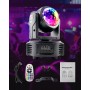 Двустранен диско прожектор Moving Head mini с 4 диода Двустранен диско прожектор Moving Head mini с 4 диода