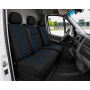 Комплект 2+1 Тапицерия за MERCEDES SPRINTER W906 2006-2018 – Текстил, Черна със син шев, 8 части Комплект 2+1 Тапицерия за MERCEDES SPRINTER W906 2006-2018 – Текстил, Черна със син шев, 8 части