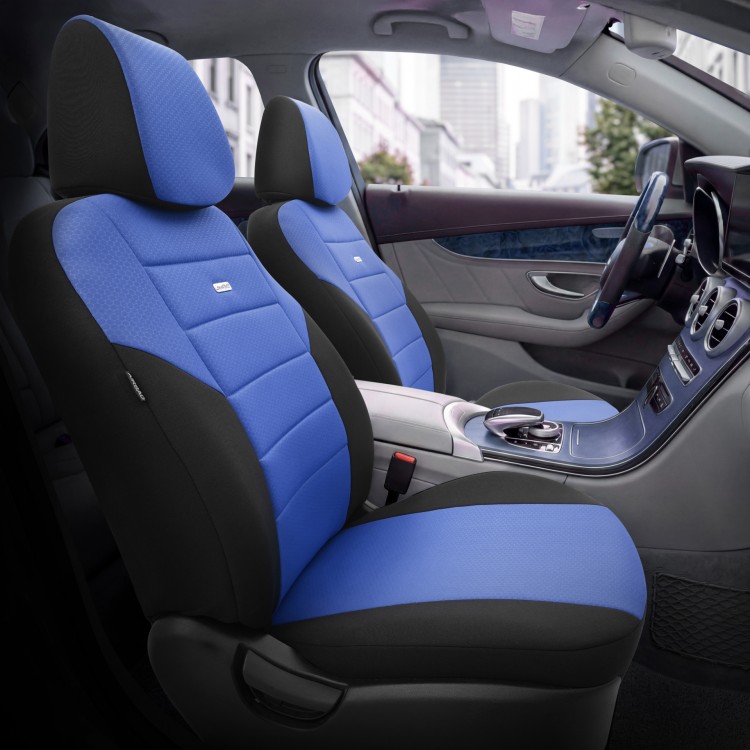 Комплект Тапицерия SelectedFit One Design by OTOM текстил – Черно-Синя, за Предни и Задни Седалки Комплект Тапицерия SelectedFit One Design by OTOM текстил – Черно-Синя, за Предни и Задни Седалки