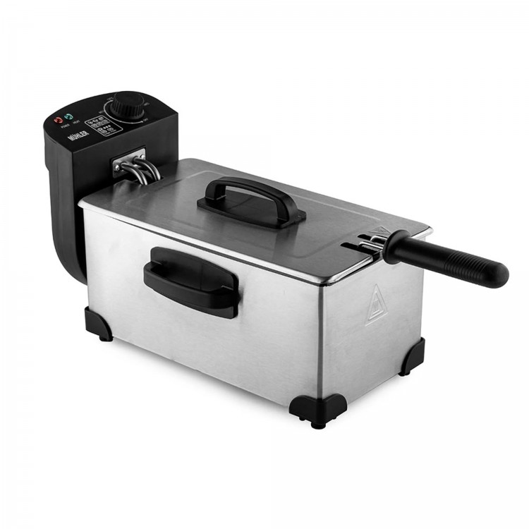 Фритюрник Muhler DF-3030IX 3.0 Л, неръждаема стомана Фритюрник Muhler DF-3030IX 3.0 Л, неръждаема стомана