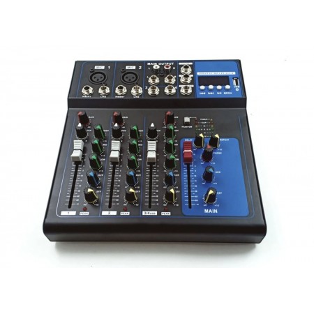 СМЕСИТЕЛ F4-USB MP3 4 КАНАЛА СМЕСИТЕЛ F4-USB MP3 4 КАНАЛА