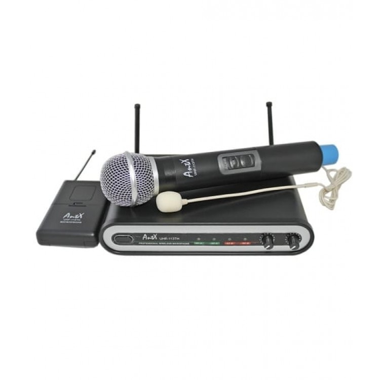МИКРОФОН БЕЗЖИЧЕН ПРОФЕСИОНАЛЕН ANTX UHF113B МИКРОФОН БЕЗЖИЧЕН ПРОФЕСИОНАЛЕН ANTX UHF113B