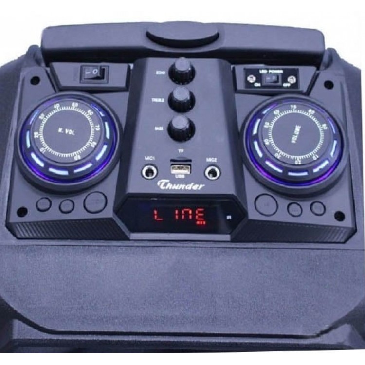 ТОНКОЛОНА 15" THUNDER NEW FM/SD/BLUETHOOT/USB КАРАОКЕ ТОНКОЛОНА 15" THUNDER NEW FM/SD/BLUETHOOT/USB КАРАОКЕ