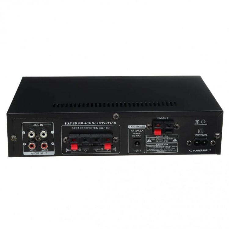 УСИЛВАТЕЛ С ТУНЕР USB/MP3 БЛУТУТ GENERIC КАРАОКЕ AV-568BT УСИЛВАТЕЛ С ТУНЕР USB/MP3 БЛУТУТ GENERIC КАРАОКЕ AV-568BT