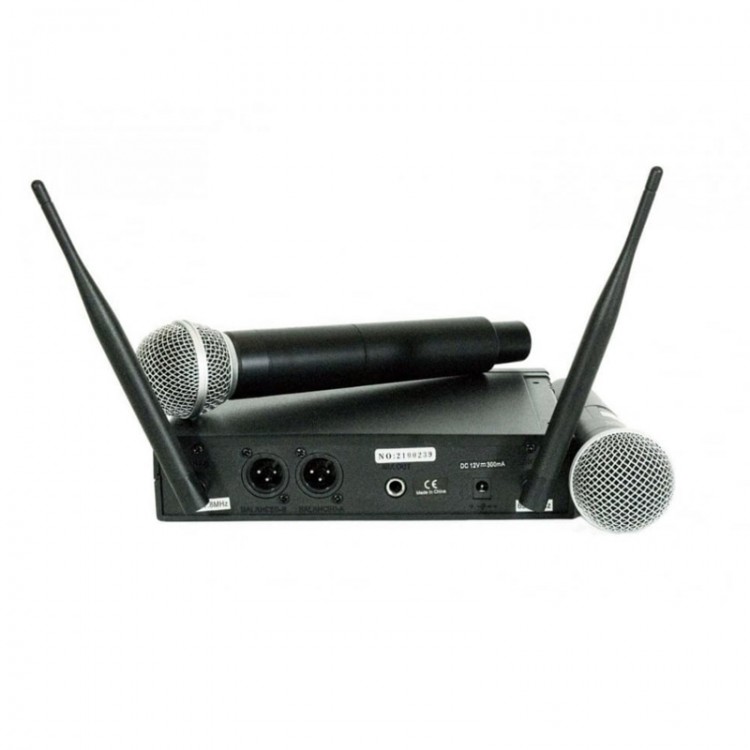 МИКРОФОН БЕЗЖИЧЕН ДВОЕН ПРОФЕСИОНАЛЕН ANTX UHF301 МИКРОФОН БЕЗЖИЧЕН ДВОЕН ПРОФЕСИОНАЛЕН ANTX UHF301