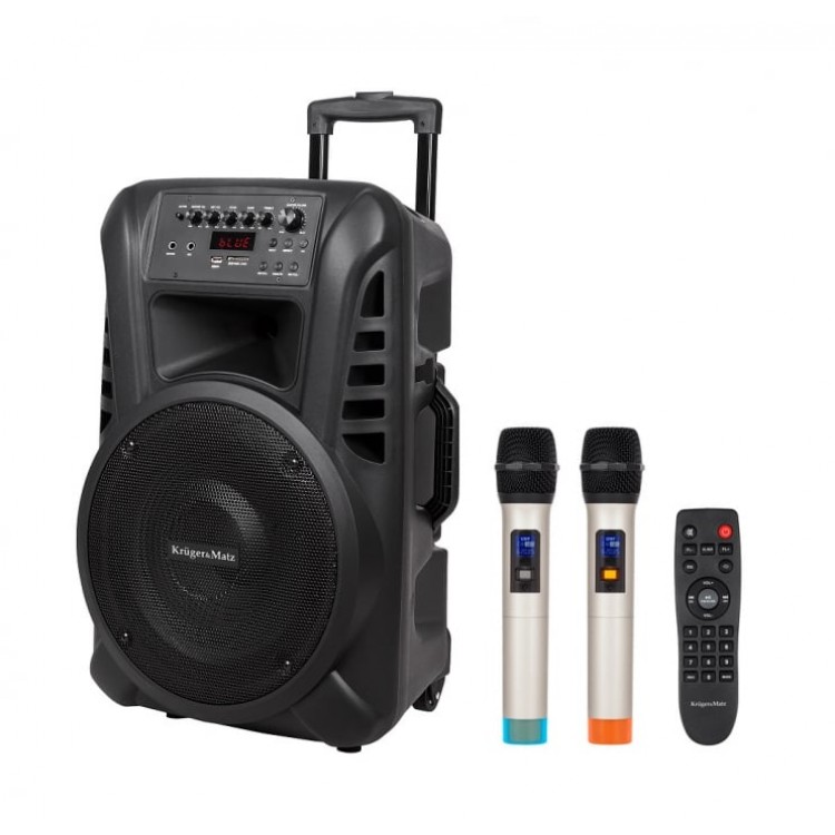 ТОНКОЛОНА КАРАОКЕ 12" KRUGER & MATZ FM/SD/BLUETHOOT/USB ТОНКОЛОНА КАРАОКЕ 12" KRUGER & MATZ FM/SD/BLUETHOOT/USB