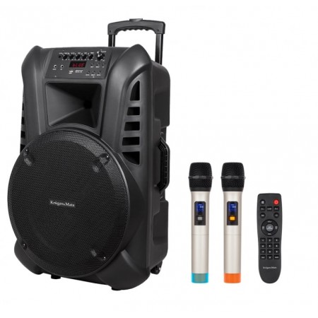 ТОНКОЛОНА КАРАОКЕ 15" KRUGER & MATZ FM/SD/BLUETHOOT/USB ТОНКОЛОНА КАРАОКЕ 15" KRUGER & MATZ FM/SD/BLUETHOOT/USB