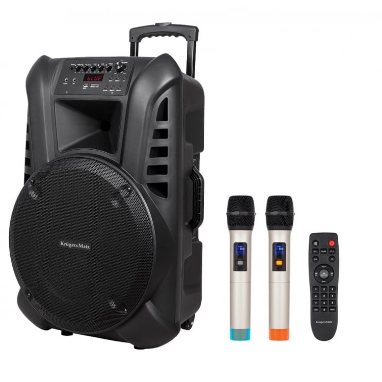ТОНКОЛОНА КАРАОКЕ 15" KRUGER & MATZ FM/SD/BLUETHOOT/USB ТОНКОЛОНА КАРАОКЕ 15" KRUGER & MATZ FM/SD/BLUETHOOT/USB
