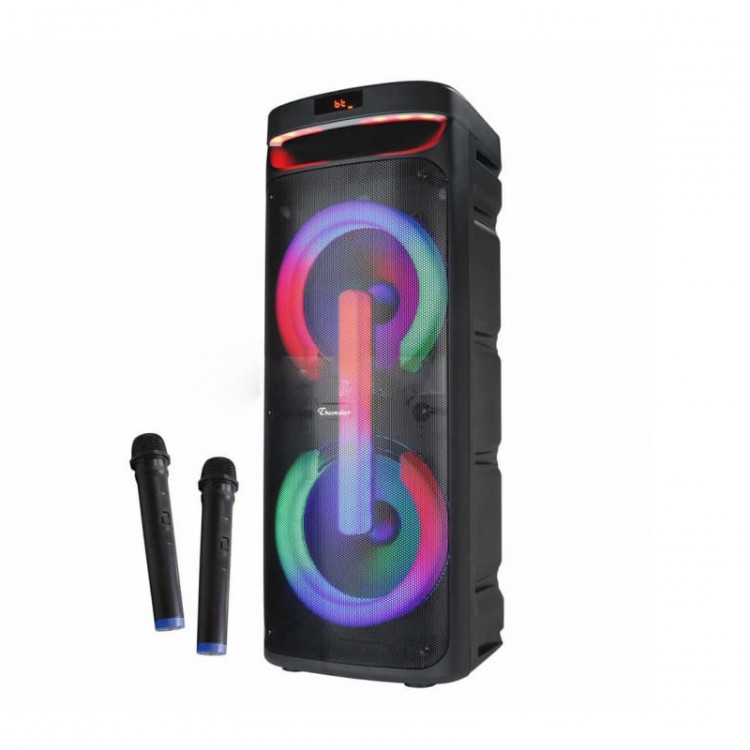 ТОНКОЛОНА 2X10" THS-B1021 FM/SD/BLUETHOOT/USB КАРАОКЕ