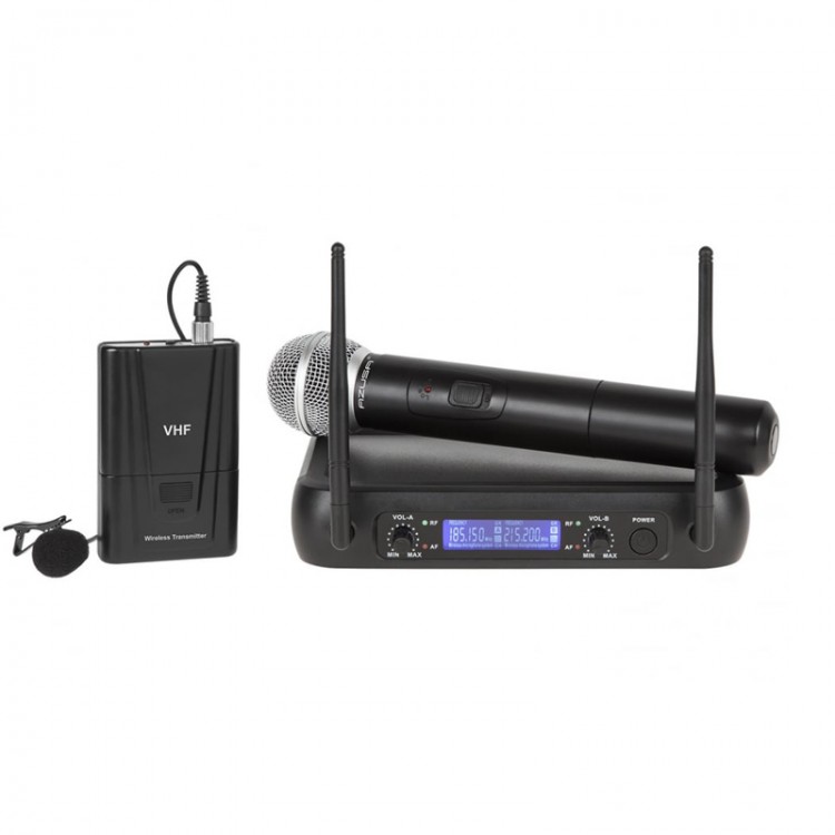 МИКРОФОН ДВОЕН БЕЗЖИЧЕН AZUSA REBEL WR-358LD MIK0142 МИКРОФОН ДВОЕН БЕЗЖИЧЕН AZUSA REBEL WR-358LD MIK0142