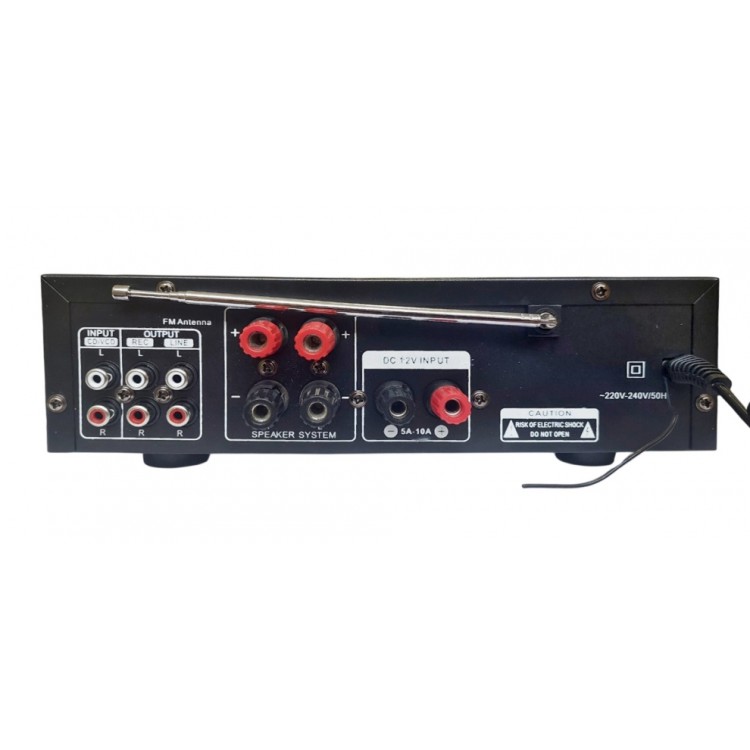 УСИЛВАТЕЛ С ТУНЕР USB/MP3 БЛУТУТ 2X25W AMP-301 ATC УСИЛВАТЕЛ С ТУНЕР USB/MP3 БЛУТУТ 2X25W AMP-301 ATC