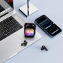 СЛУШАЛКИ БЕЗЖИЧНИ С МИКРОФОН БЛУТУТ LCD ДИСПЛЕЙ XO X50