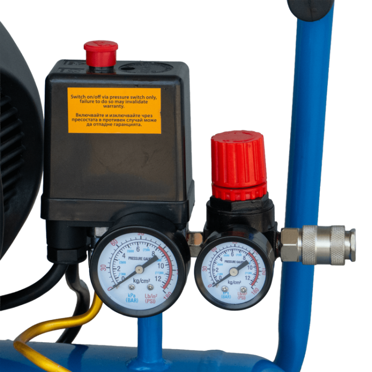 Компресор бутален 24L, 2HP/1.5 kW/RRHQ AC24D/директно куплиране RAPTER Компресор бутален 24L, 2HP/1.5 kW/RRHQ AC24D/директно куплиране RAPTER