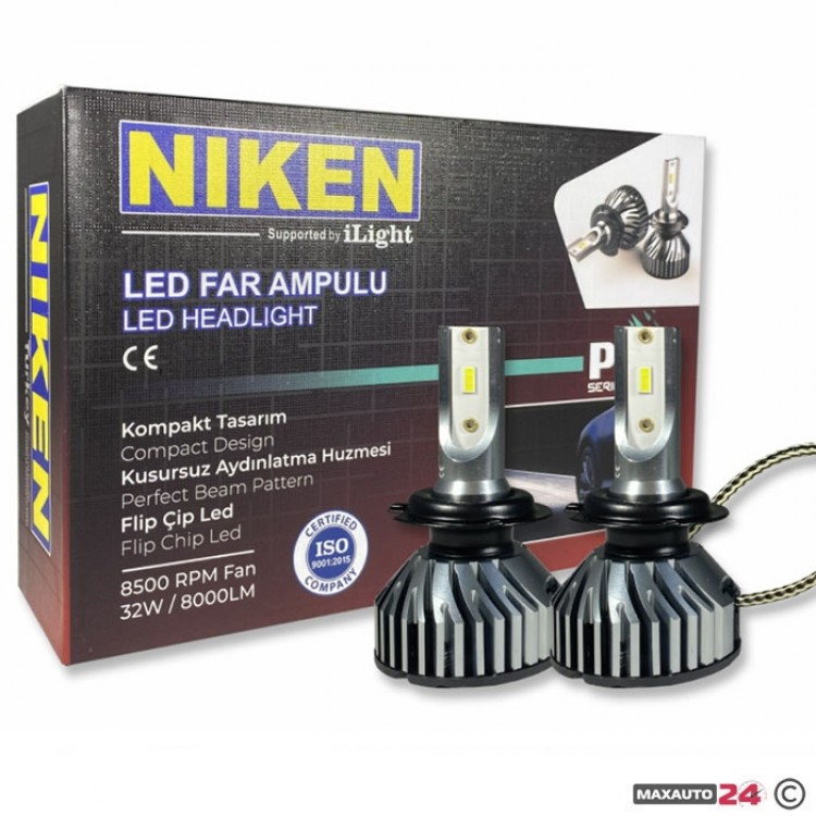 Диодни крушки Niken H7 ПРО 2бр/к-т Диодни крушки Niken H7 ПРО 2бр/к-т