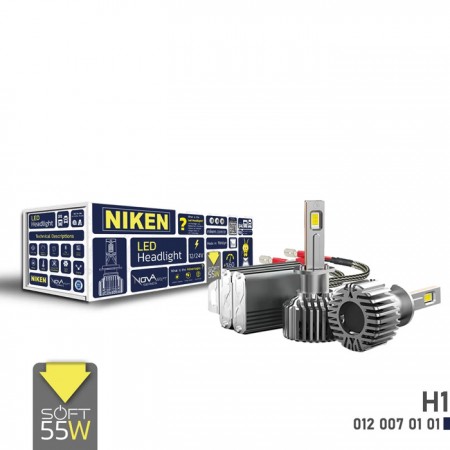 Диодни крушки Niken H1 NOVA SOFT - 2бр/к-т - 12/24V Диодни крушки Niken H1 NOVA SOFT - 2бр/к-т - 12/24V