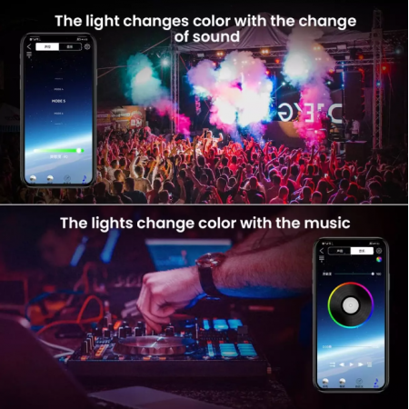 Многоцветна RGB смарт LED лента Многоцветна RGB смарт LED лента