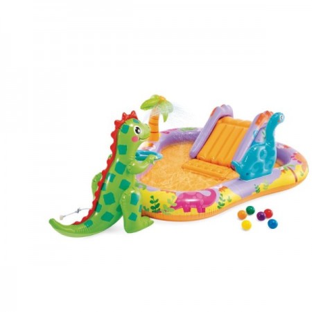 Надуваем център за игра INTEX 56139NP Dino Park