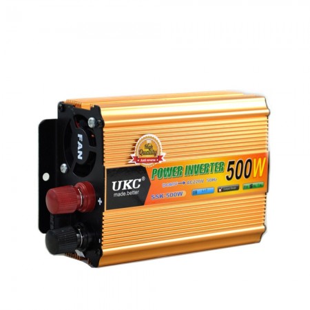 ИНВЕРТОР -12V-24V-220V 500W UKC 