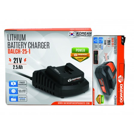 DAEWOO ЗАРЯДНА СТАНЦИЯ + БАТЕРИЯ "UNI-BAT" 20V 