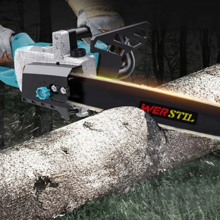 Акумулаторна резачка за дърва 36V 6Ah с 40 сантиметрова шина и закалена верига Акумулаторна резачка за дърва 36V 6Ah с 40 сантиметрова шина и закалена верига