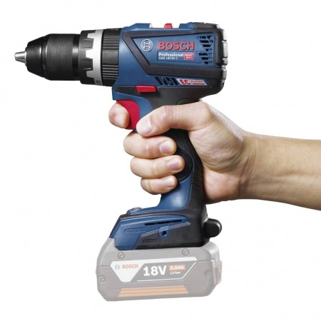 Bosch Бормашина винтоверт акумулаторна ударна без батерия и зарядно, 18 V, 60 Nm, 1.5-13 мм, GSB 18V-60 C Professional Bosch Бормашина винтоверт акумулаторна ударна без батерия и зарядно, 18 V, 60 Nm, 1.5-13 мм, GSB 18V-60 C Professional