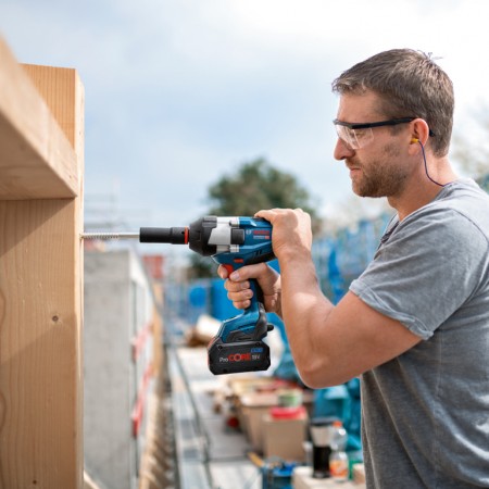 Bosch Гайковерт акумулаторен ударен 18 V, 5 Ah, 1050 Nm, 3/4", GDS 18V-1050 H Bosch Гайковерт акумулаторен ударен 18 V, 5 Ah, 1050 Nm, 3/4", GDS 18V-1050 H