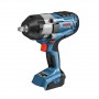 Bosch Гайковерт акумулаторен ударен без батерия и зарядно, 18 V, 1000 Nm, 1/2", GDS 18 V-1000 Bosch Гайковерт акумулаторен ударен без батерия и зарядно, 18 V, 1000 Nm, 1/2", GDS 18 V-1000