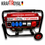 Генератор за Ток 3.5кW KRAFT ROYAL Четиритактов Агрегат Монофазен с Колела