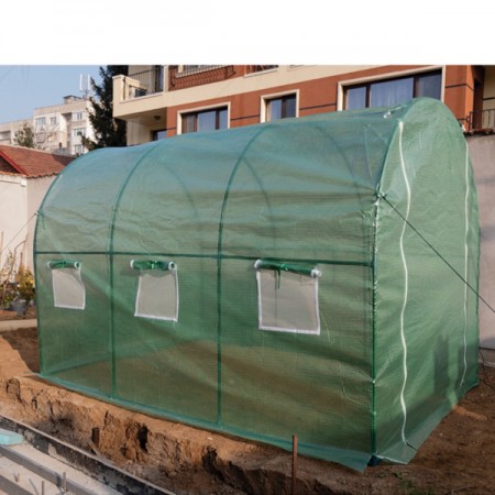 ТУНЕЛНА ОРАНЖЕРИЯ КОМПЛЕКТ С РАЗМЕРИ 3х2х2 МЕТРА ТУНЕЛНА ОРАНЖЕРИЯ КОМПЛЕКТ С РАЗМЕРИ 3х2х2 МЕТРА