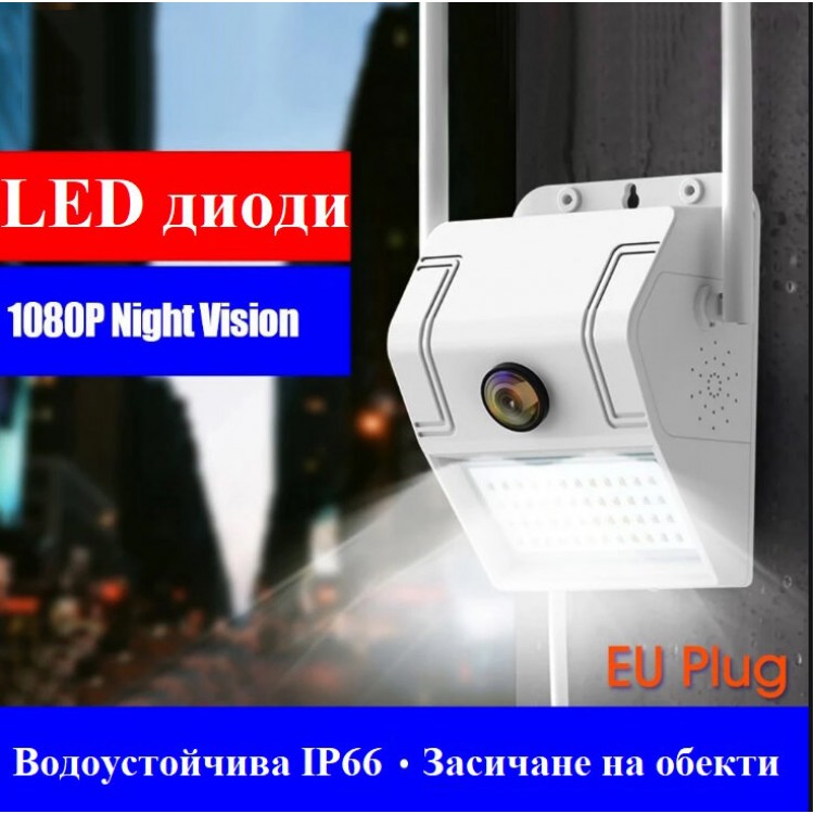 Wi-fi камера с осветление 2 в 1 Wi-fi камера с осветление 2 в 1