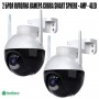 2 БРОЯ КУПОЛНА КАМЕРА COBRA SMART SPHERE - 4MP - 4LED 2 БРОЯ КУПОЛНА КАМЕРА COBRA SMART SPHERE - 4MP - 4LED