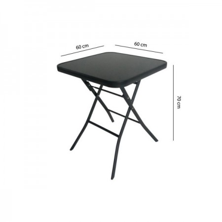 Градинска сгъваема маса темперирано PVC стъкло SC-091A Градинска сгъваема маса темперирано PVC стъкло SC-091A