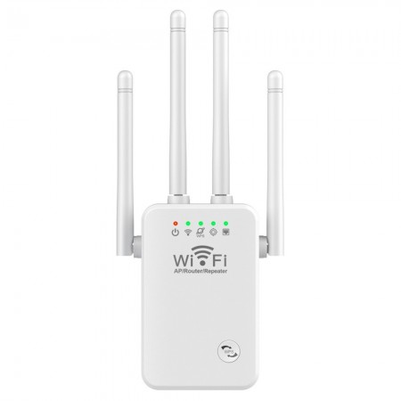 УСИЛВАТЕЛ НА БЕЗЖИЧЕН СИГНАЛ 300MBPS WIFI С 4 АНТЕНИ