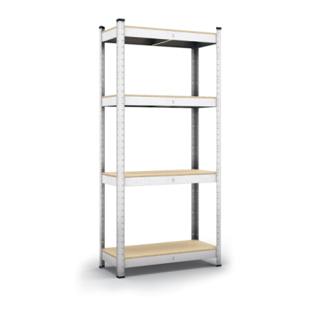 Стелаж метален поцинкован Standart DIY 4x175 180х90х40см 4 MDF рафта