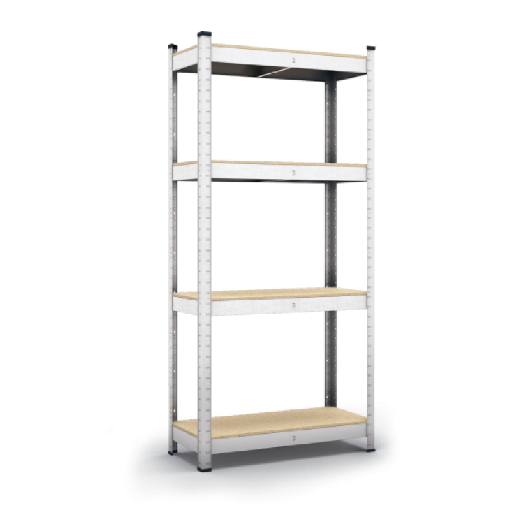 Стелаж метален поцинкован Standart DIY 4x175 180х90х40см 4 MDF рафта