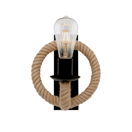 ROPE АПЛИК 1XE27 ЧЕРЕН