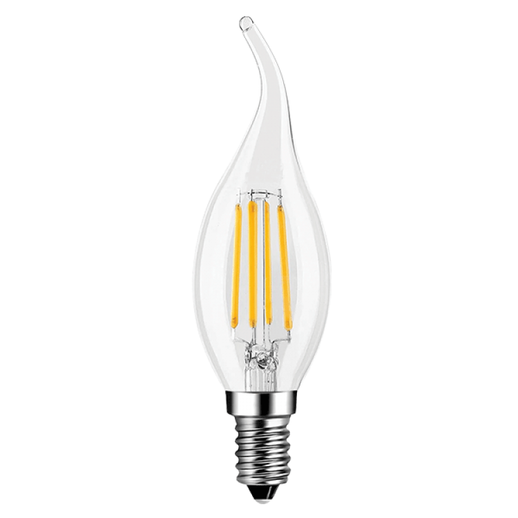 5 БРОЯ ДИМИРУЕМА LED FILAMENT ЛАМПА FLAME 5W E14 2700K 5 БРОЯ ДИМИРУЕМА LED FILAMENT ЛАМПА FLAME 5W E14 2700K