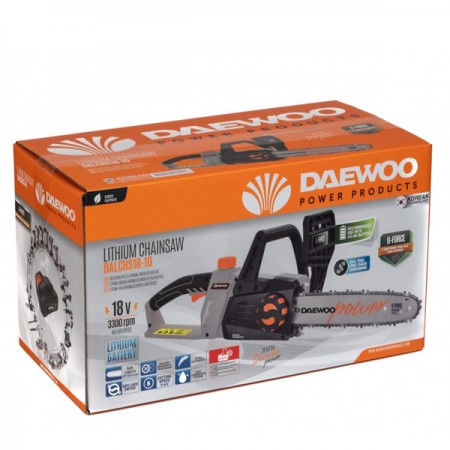 Акумулаторен верижен трион Daewoo DALCHS18-10 Акумулаторен верижен трион Daewoo DALCHS18-10