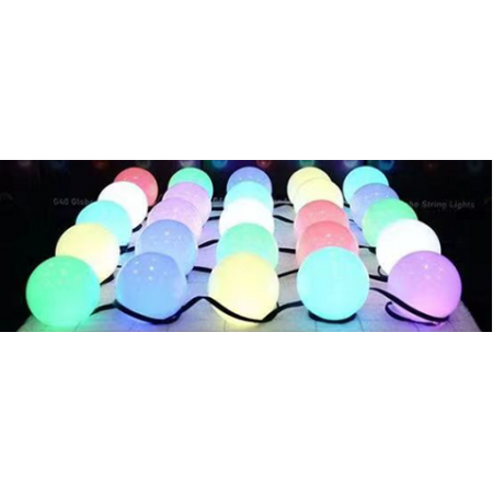 ПАРТИ ЛАМПИ LED 7.5m,144W,ЦВЕТНИ G45,USB 5V RGB