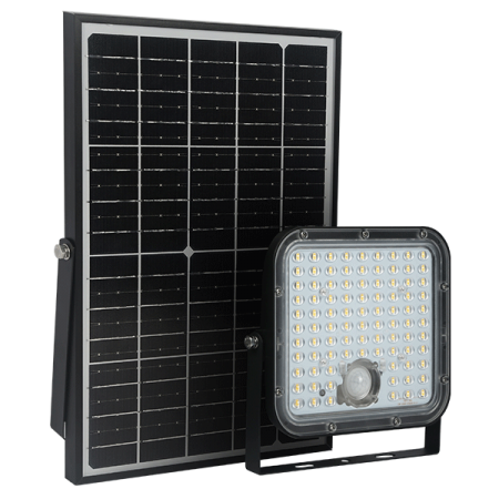 СОЛАРЕН LED ПРОЖЕКТОР СЪС СЕНЗОР 10W IP65