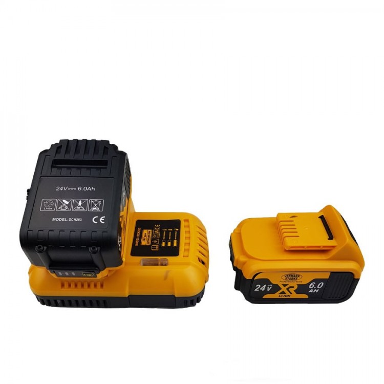Акумулаторен Перфоратор / 24V, 6Ah / с 2 батерии Акумулаторен Перфоратор / 24V, 6Ah / с 2 батерии