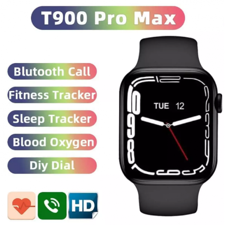 Смарт часовник T900 Pro Max с голям тъч скрийн дисплей Смарт часовник T900 Pro Max с голям тъч скрийн дисплей